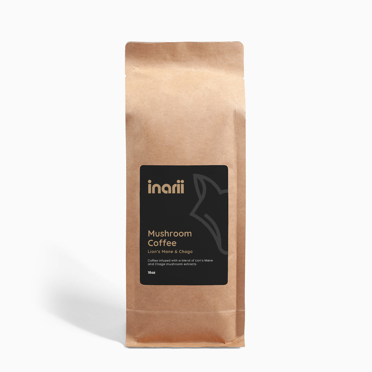 Mushroom Coffee Fusion - Lion’s Mane & Chaga 16oz